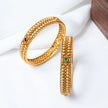 925 Premium Silver Uniwide Gold Finish Bangles