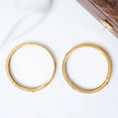 925 Premium Silver Uniwide Gold Finish Bangles